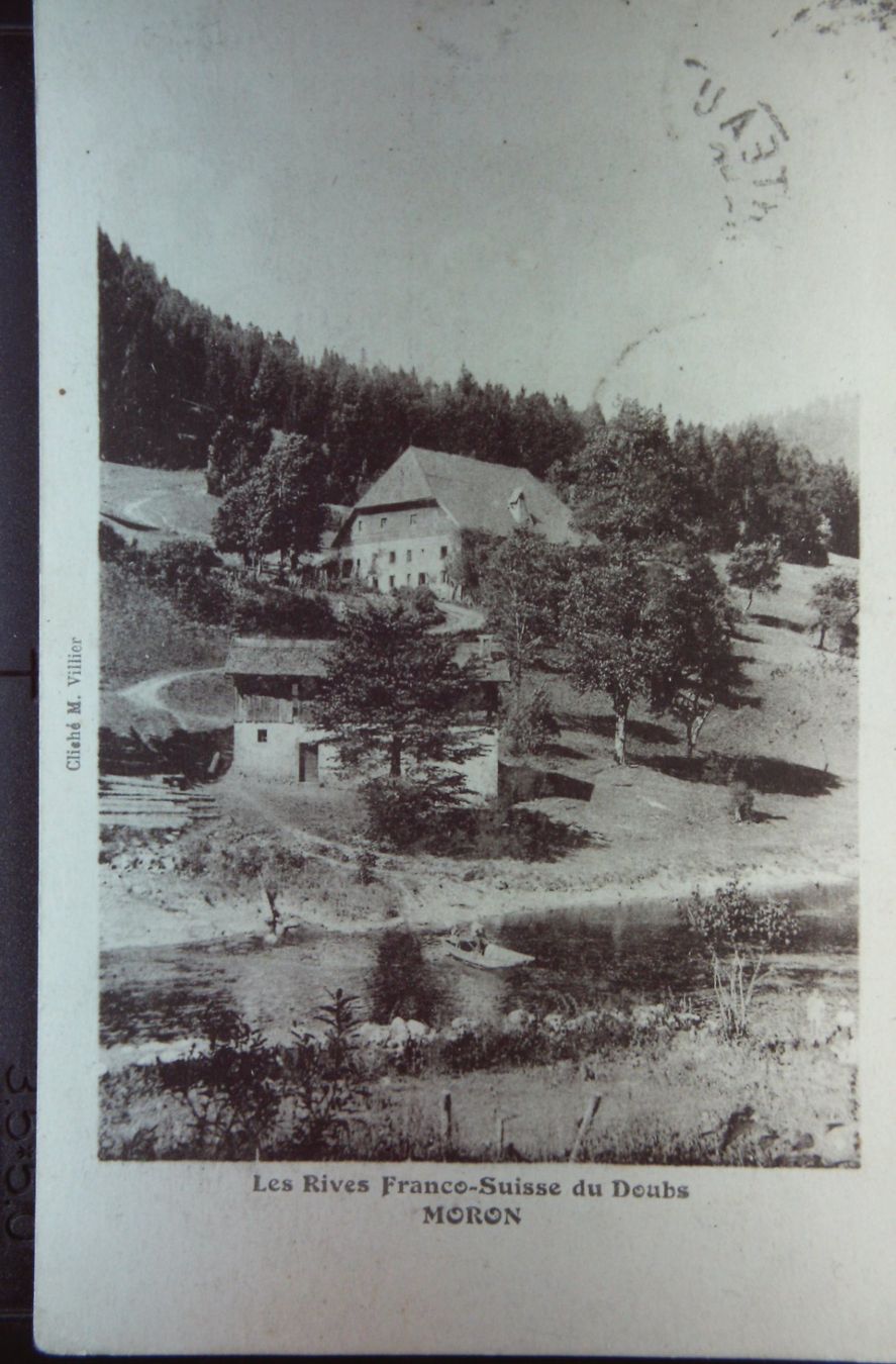 Cartoline postali: Moron avant la construction du Barrage sur le Doubs – Usato da Le Locle venduto da Roger46