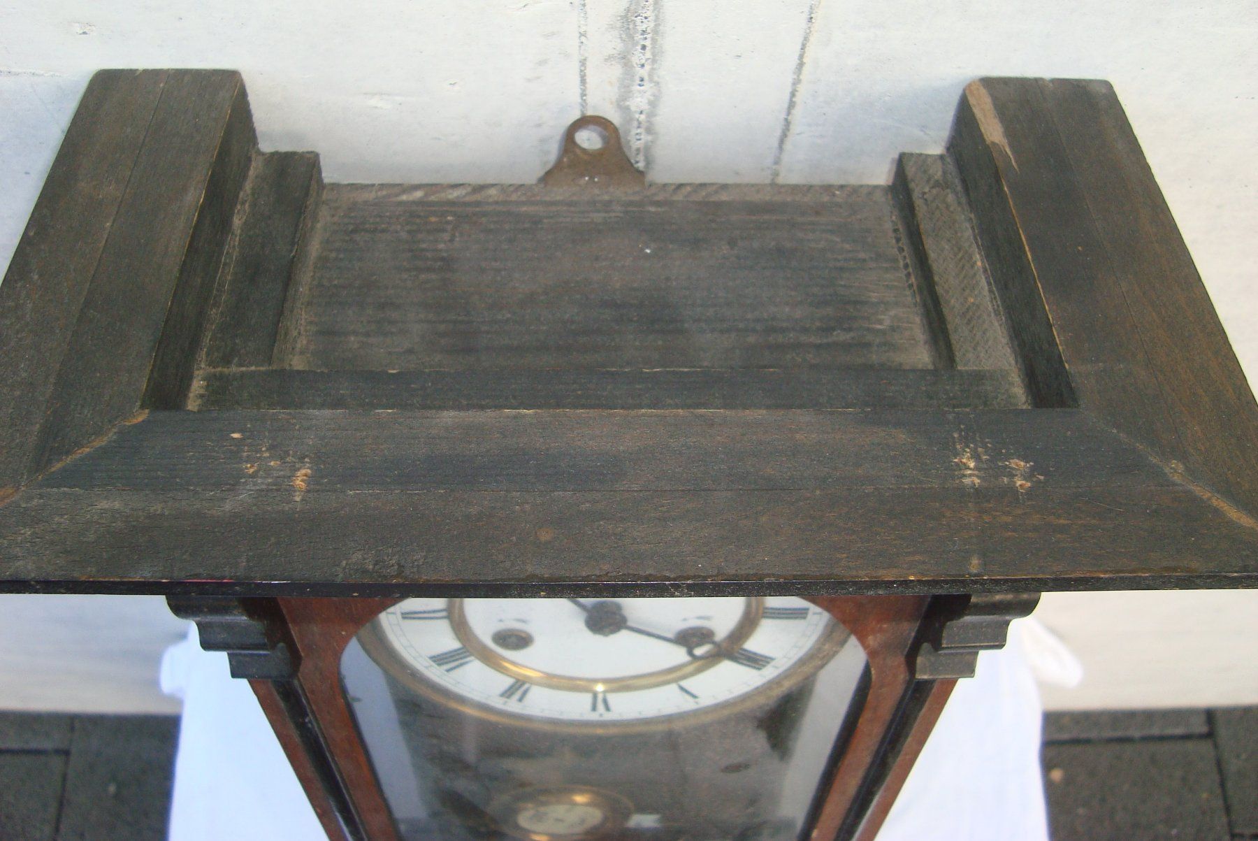 Pendules & Horloges murales: antiker Wand Regulator, Nussbaumholz – Défectueux à Oberdorf NW par Lufao 4