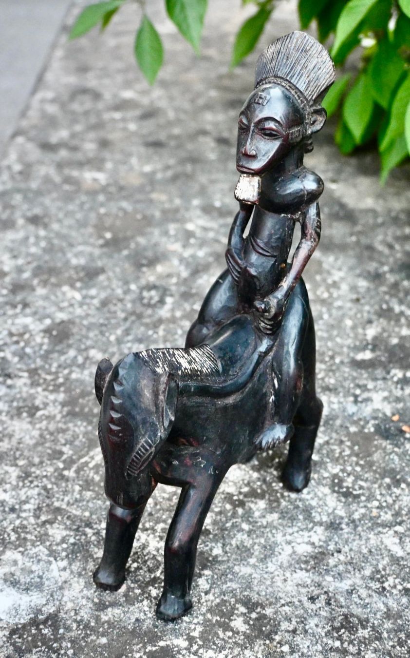 Skulpturen & Statuen: alte afrikanische Reiterstatue SENUFO  H 35.5cm Z156 – Gebraucht aus Pfaffhausen von mono_rec 7