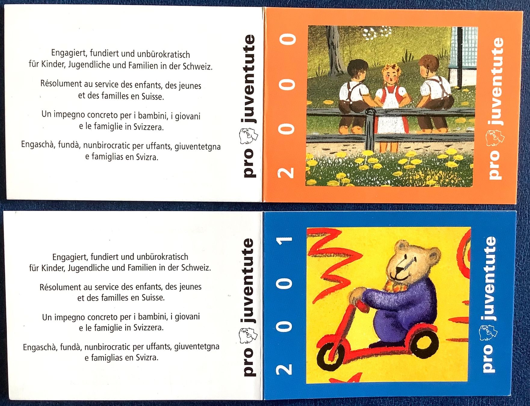 Tutti i francobolli: 2000-2001 - Pro Juventute Markenheftchen ET – Nuovo (secondo la descrizione) da Liestal venduto da Skunk02
