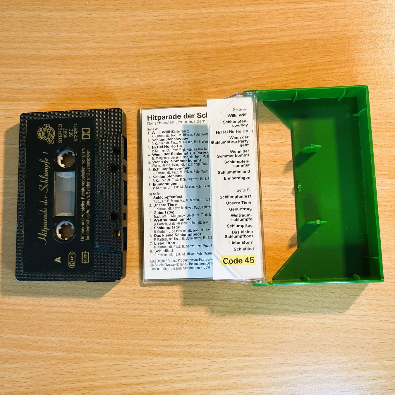 Cassettes audio: MC - Hitparade der Schlümpfe – D'occasion à Amlikon-Bissegg par riestig 1