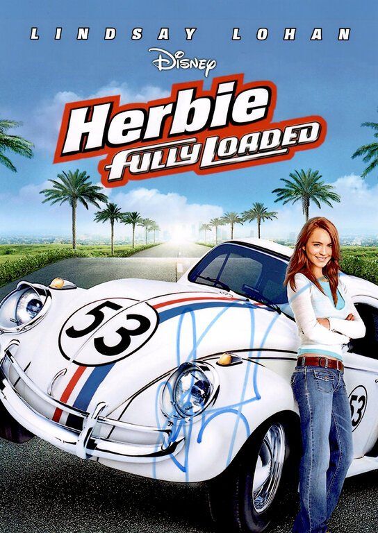Autografi: HERBIE FULLY LOADED Lindsay LOHAN / TOP AUTOGRAMM – Usato da Egg b. Zürich venduto da Dbunny