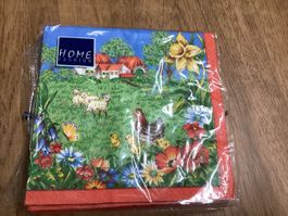 15Servietten Ostern Frühling Huhn Schafe Neu OVP 33x33cm