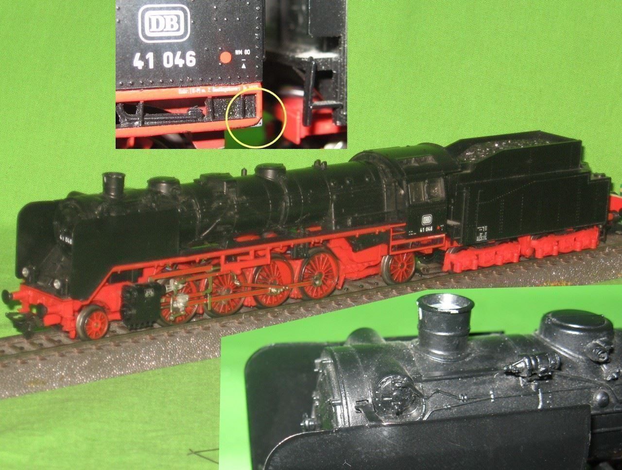 Märklin Modellini di ferrovie: DB Dampflok BR 41 046 Märklin Digital – Usato da Winterthur venduto da Ricardo211