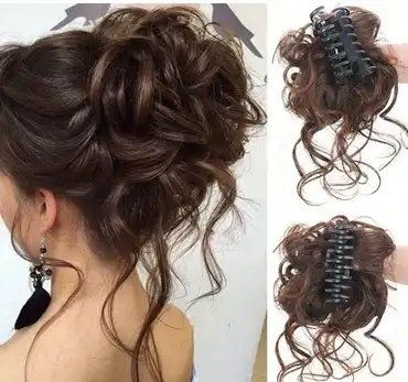 Accessori per capelli: Haarklammern auch mit Kunsthaar hellbraun Neu – Nuovo e nell'imballaggio originale da Seon venduto da Mandes1 1