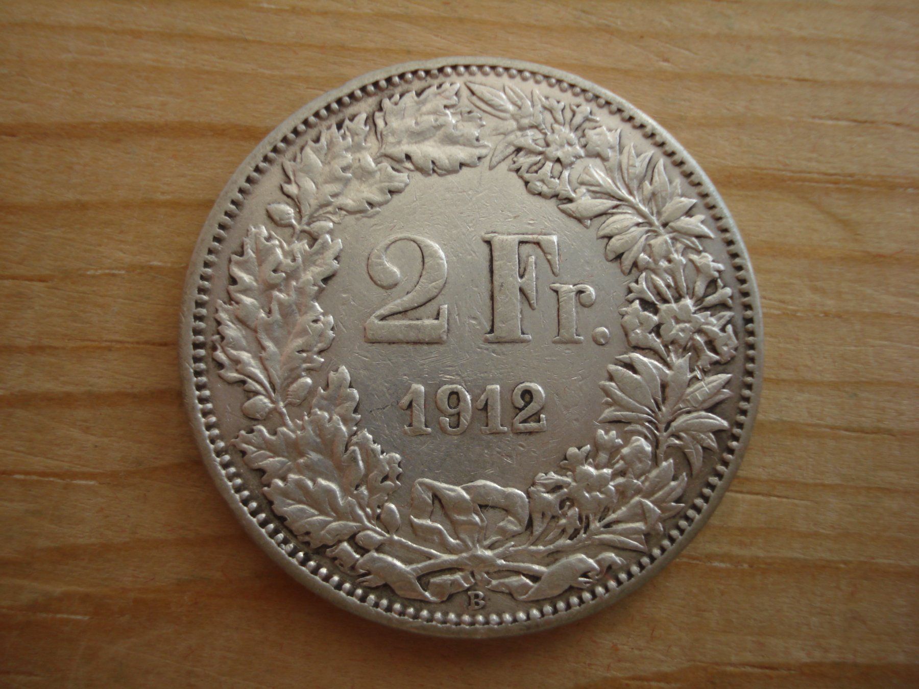 Tutti le monete: (S1)      2 Franken 1912 VZ – Usato da Erlach venduto da Net-Coins