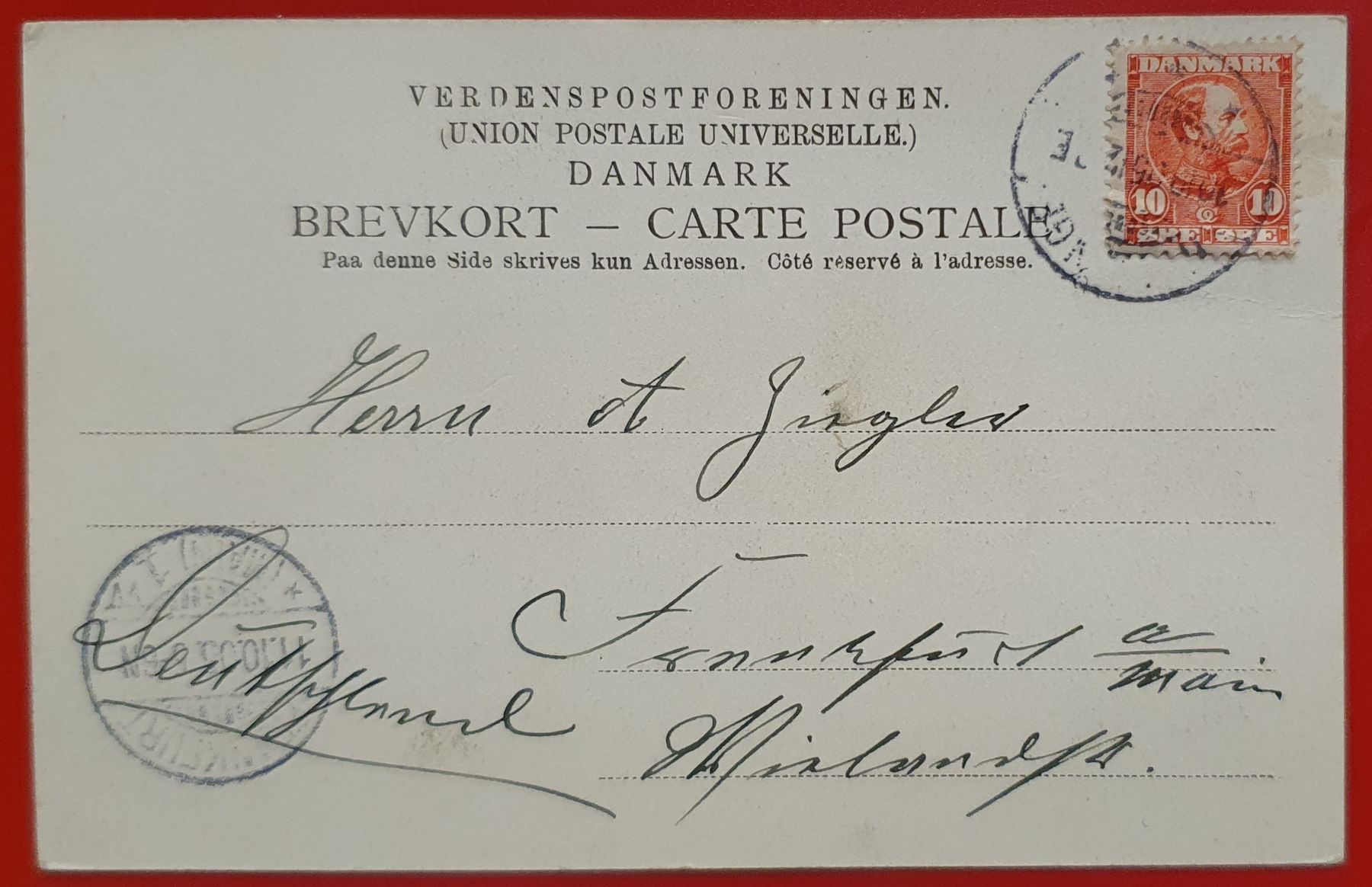 Cartoline postali: Dänemark 1903 - Dampfschiff Prins Christian – Usato da Kreuzlingen venduto da Rschweiz1 1