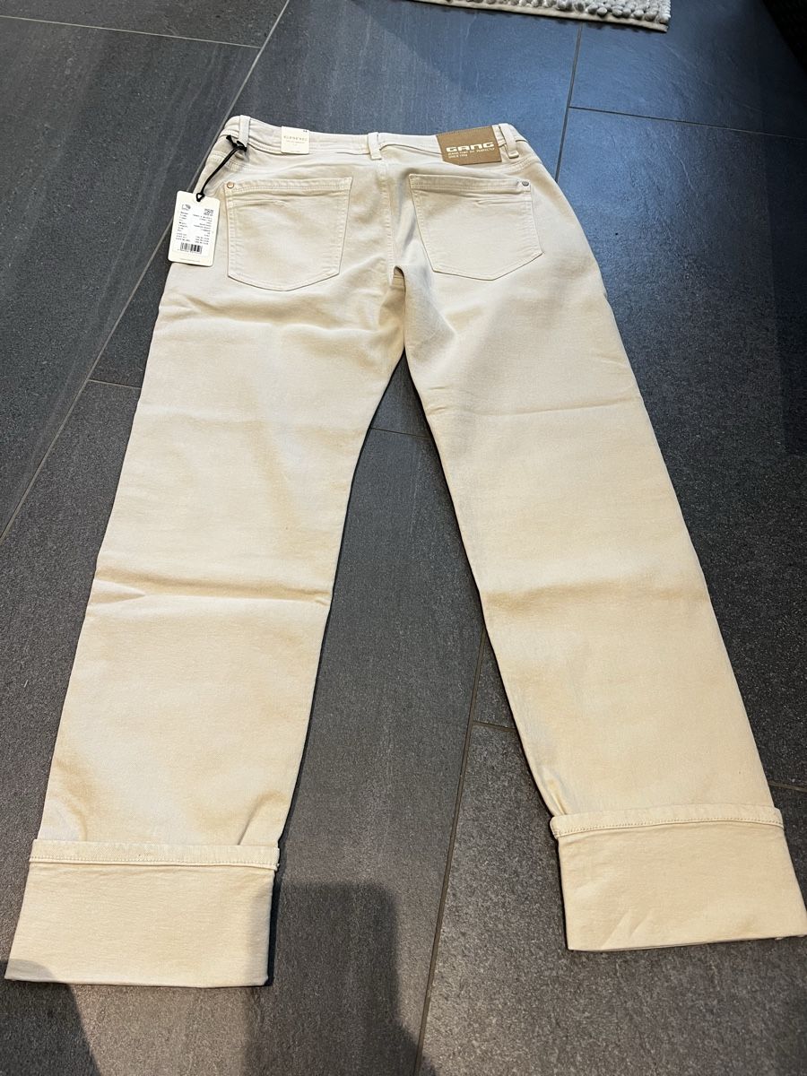Gang Jeans: Gang Damen Jeans, hell beige – Nuovo e nell'imballaggio originale da Rickenbach Sulz venduto da bri_wbh7 4