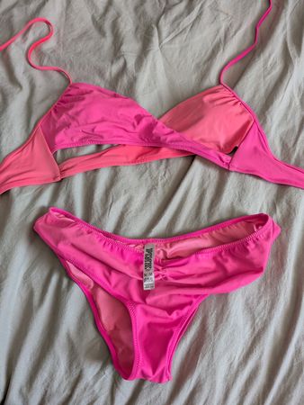 Bikini-Set PINK Grösse M zweifarbig 