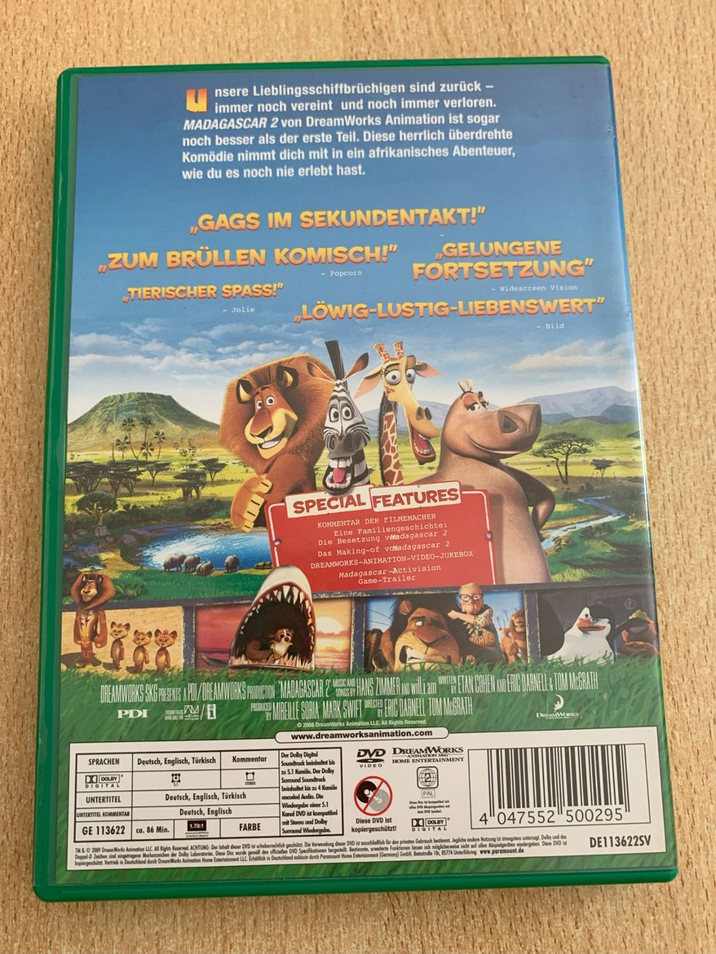 Tous les DVDs: DVD Madagascar 2 – D'occasion à Reinach BL par con_ync2 1
