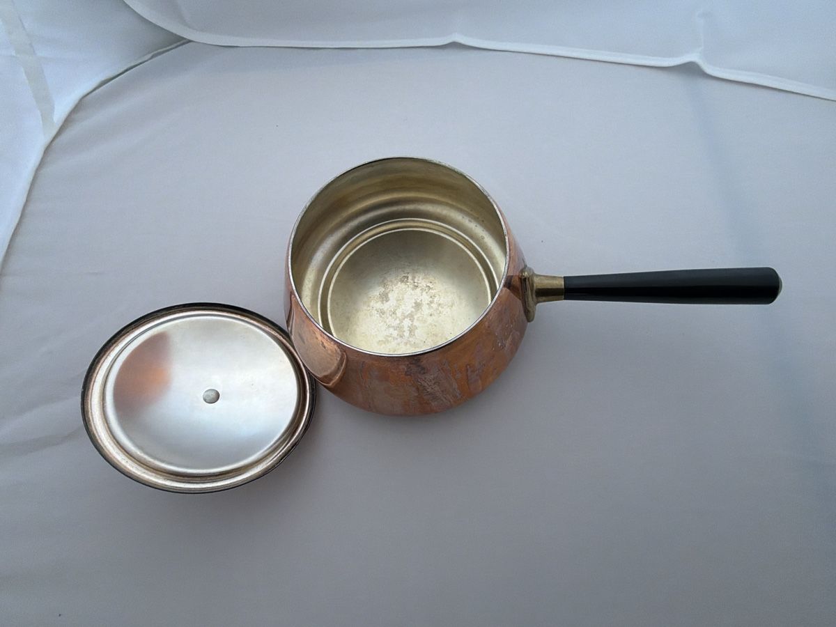 Pentole: Spring Kupferpfännli, Topf mit Deckel, Vintage – Usato da Thun venduto da BanjoDan 1