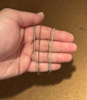 Zara - Doppelte Halskette mit Strass