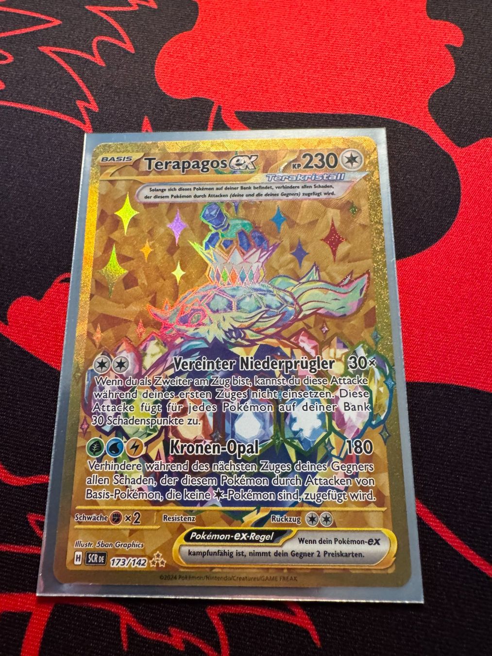 Pokémon Carte collezionabili: Terapagos ex (SCR 173) - Stellarkrone – Nuovo (secondo la descrizione) da Bülach venduto da Pfrenzel
