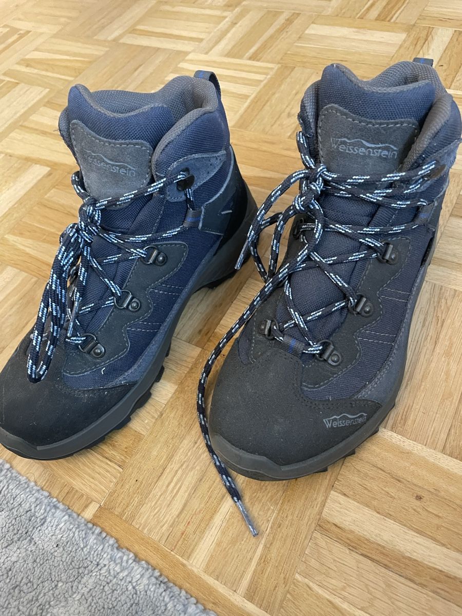 Herrenschuhe: Wanderschuhe Weissenstein blau Grösse 37  – Neu (gemäss Beschreibung) aus Dietikon von Apel 2