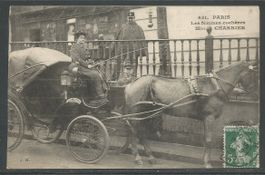 Carte P de 1908 ( Paris / Les Femmes Cochères )