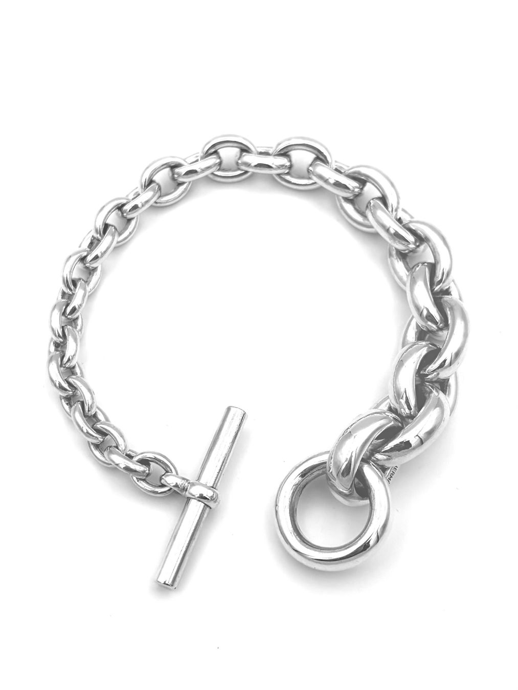 Hermès Bracciali & Braccialetti: HERMES. Collection "Crescendo", bracelet argent 925/00 – Usato da Renens VD venduto da Diademe.sarl 2