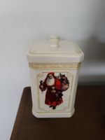 Vintage Nikolaus Dose, H 19cm,  B 10,5cm