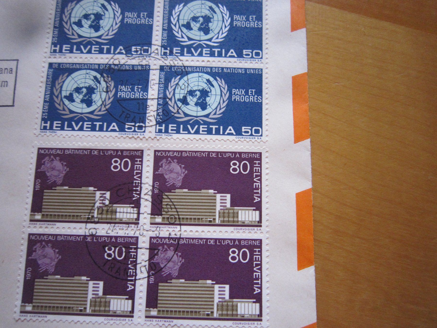 Tutti i francobolli: Ballonposto 1970 Stempel CHIASSO 2 – Usato da Giubiasco venduto da sal_9j6w 3