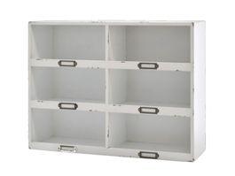Wandregal Vintage Shabby Chic Landhaus Cozy ca 37x50x14,5 cm