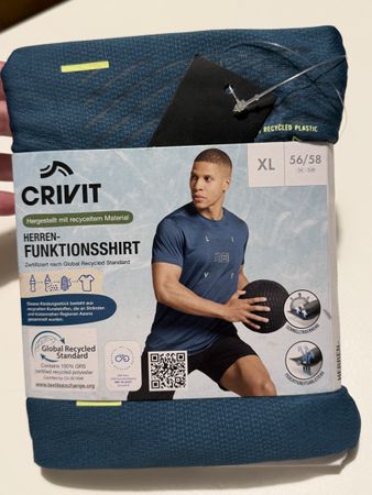 Crivit Herren Funktionsshirt XL, Neu, atmungsaktiv! Sport.