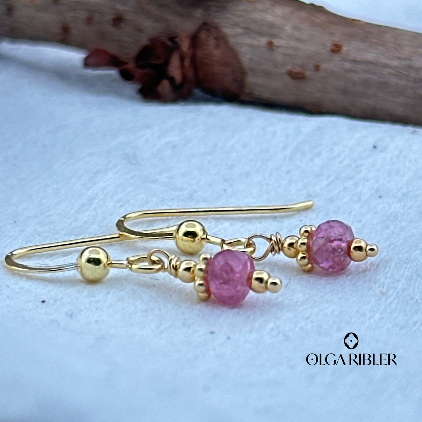 Olga Ribler Orecchini pendenti & Orecchini a lobo: Sterling Silber 925 Ohrringe mit Spinel – Nuovo (secondo la descrizione) da Luzern venduto da Schmuckoutlet 5