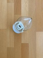 Seltene Vintage Stalllampe Wand, Porzellan&Glas – Appenzell
