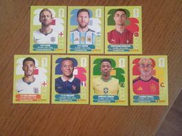 Kane, Messi, Ronaldo, Bellingham, Mbappe, Junior, Yamal