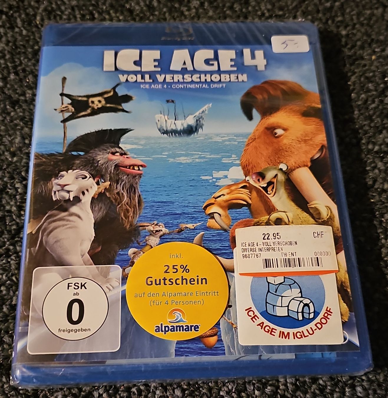 Tutti i DVDs: Ice Age 4 - Voll verschoben - Blu-ray Disc – Nuovo e nell'imballaggio originale da Ruswil venduto da jan_bxl5