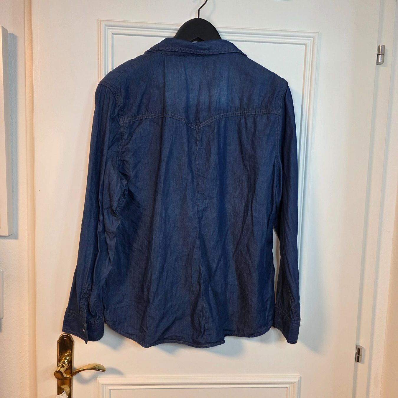 Camicette: Charles Vögele Jeansbluse 100% Baumwolle Gr. 46 – Usato da Wald ZH venduto da CapLux 3