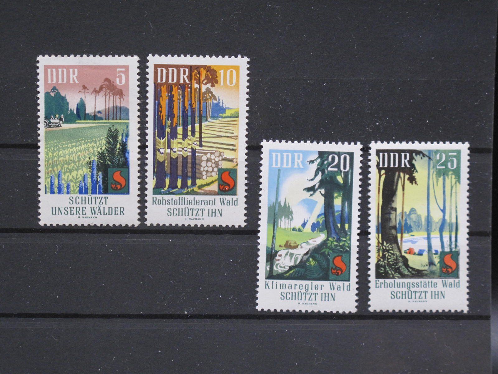Tutti i francobolli: DDR 1969 Waldschutz ** – Usato da Wil SG venduto da fva01