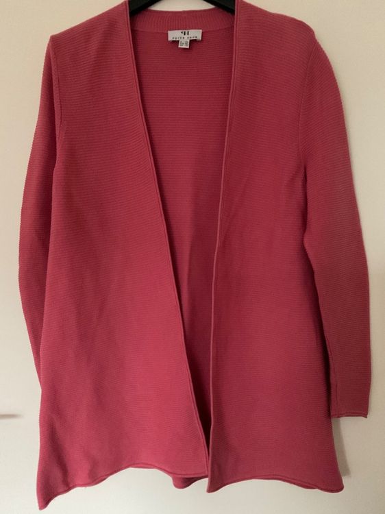 Peter Hahn Strickjacke Cardigan Gr 38 helle Himbeere (Gebraucht