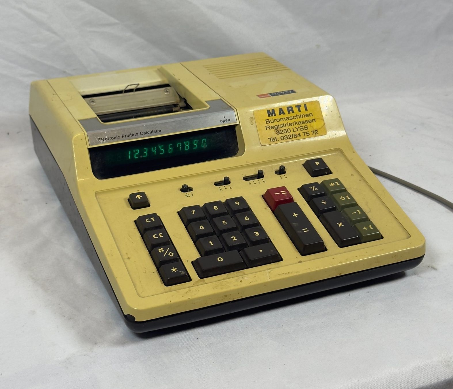 Sharp Calcolatrici tascabili: Ancienne calculatrice électronique Sharp Compet CS-2164 – Usato da Tramelan venduto da lolopat