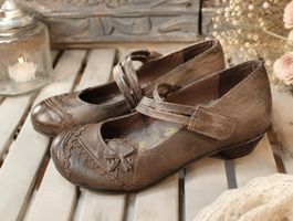 Brako Ballerinas Spangenschuhe Spangenpumps  schoko braun 38