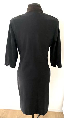 JANE LUSHKA „Martinas“Jersey-Kleid/Schwarz/Gr.S-Knitterfrei
