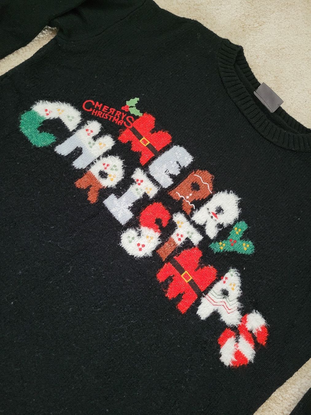 C&A Pulls & Sweat-shirts: Weihnachtspullover schwarz Grösse M  – D'occasion à Bennau par Moonshine_68 1