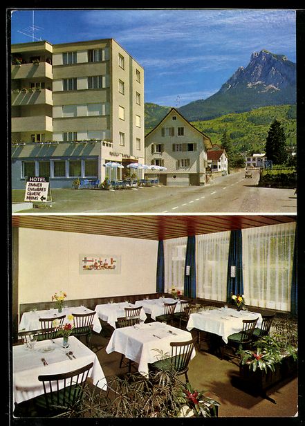 Cartoline postali: AK Ibach, Hotel Post Ibach, Innenansicht – Usato da Berlin venduto da bartko-reher