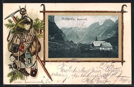 Litho Appenzell, Hüttenalp, geprägtes 