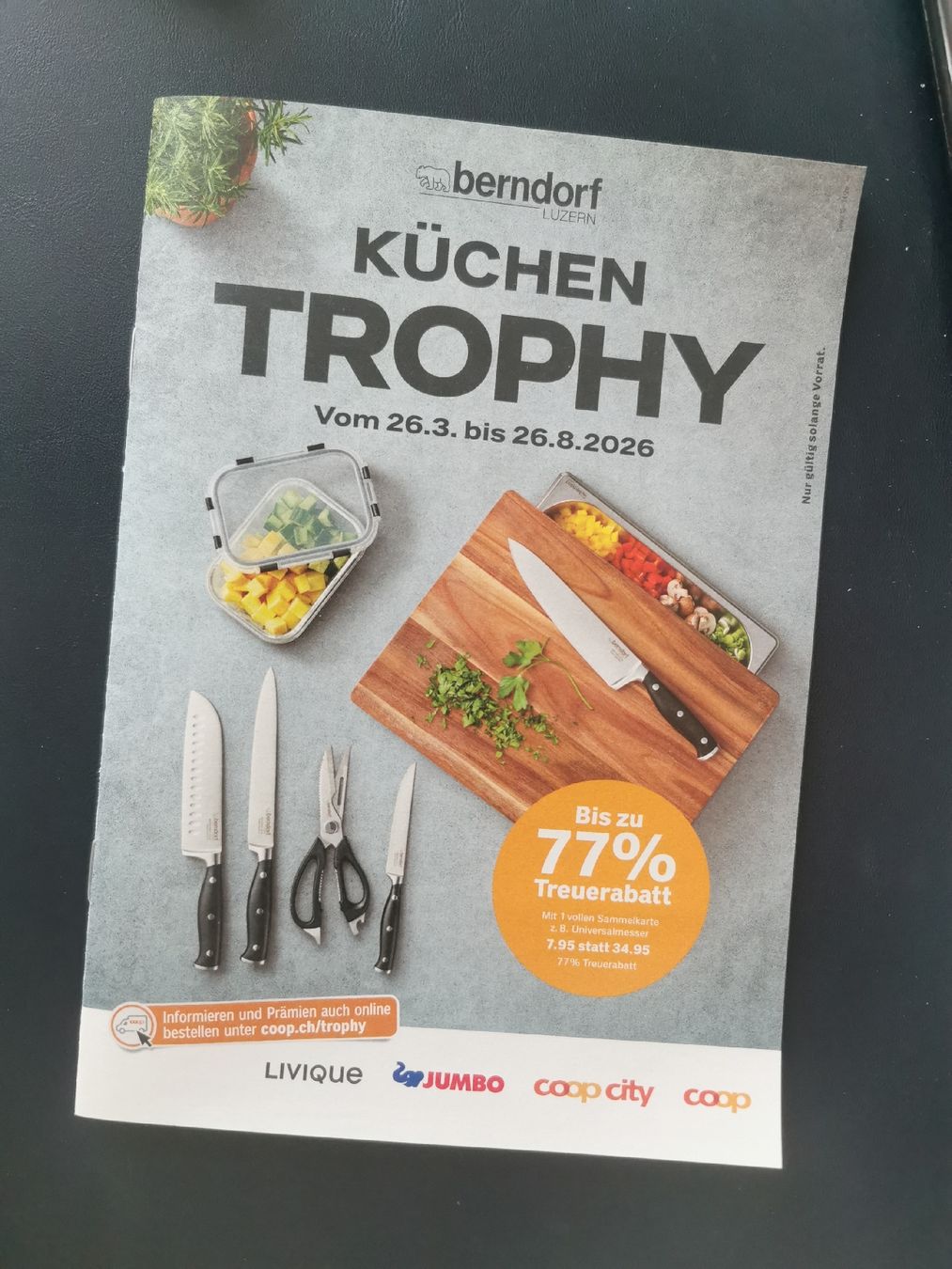 Coop Sammelmarken & -punkte: Trophy Küche 4 volle Karten – Neu (gemäss Beschreibung) aus Glattbrugg von riseca 1