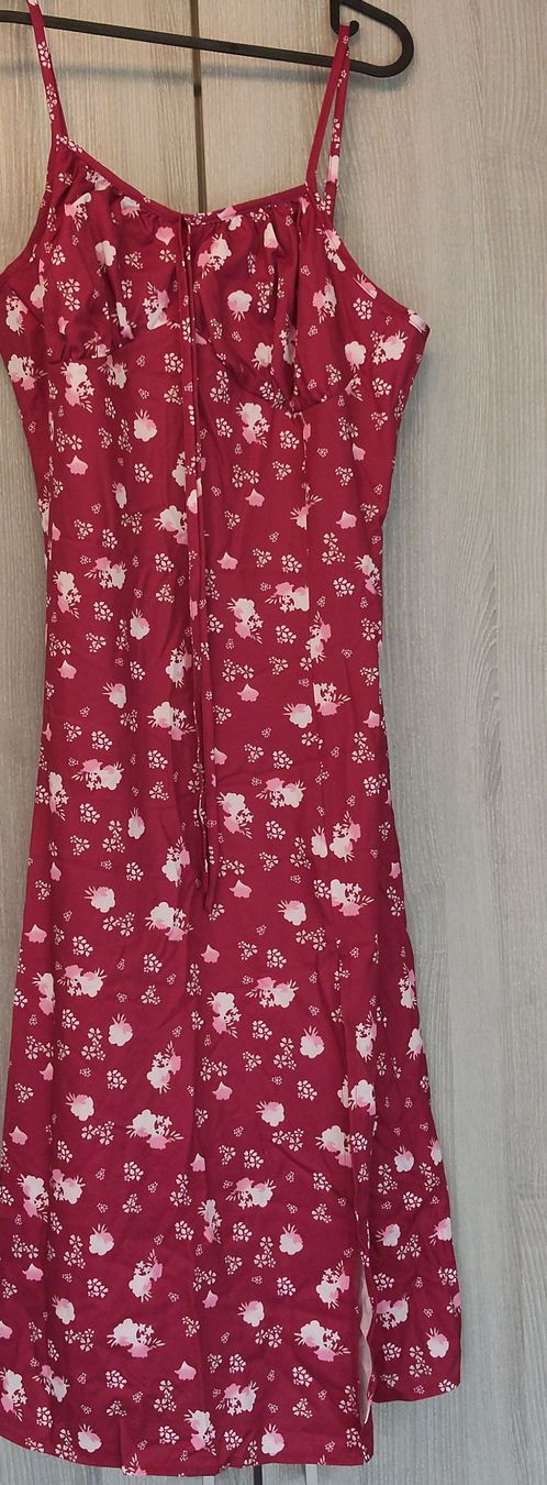 Vestiti: Sommerkleid rot mit Blumen – Nuovo (secondo la descrizione) da Neuenegg venduto da Slinu_