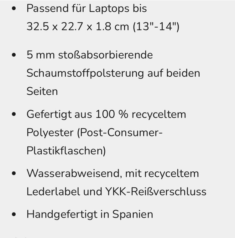 Borse: Laptophülle Wouf Neu – Nuovo e nell'imballaggio originale da Zürich venduto da nisse01 4