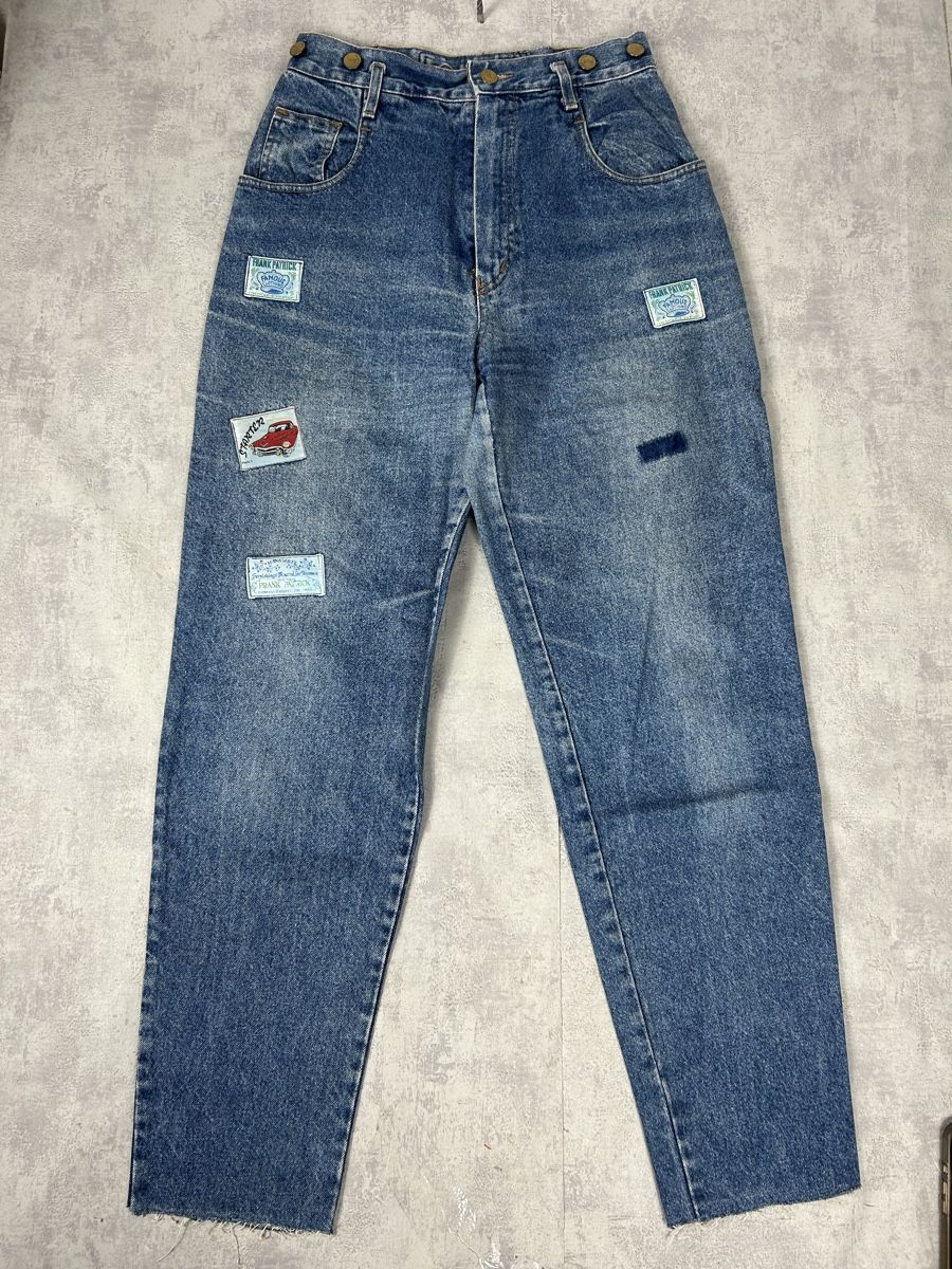 Jeans: Jeans Vintage Frank Patrick à Patchs Taille XS (42) – Nuovo (secondo la descrizione) da Hauterive NE venduto da Leo_o 4