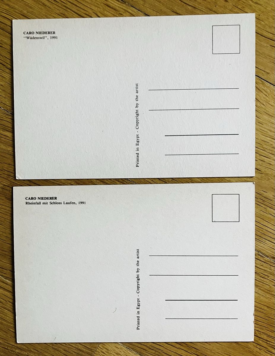 Ansichtskarten: Caro Niederer: 2x AK – Neu (gemäss Beschreibung) aus Buchs AG von Allerleis 1