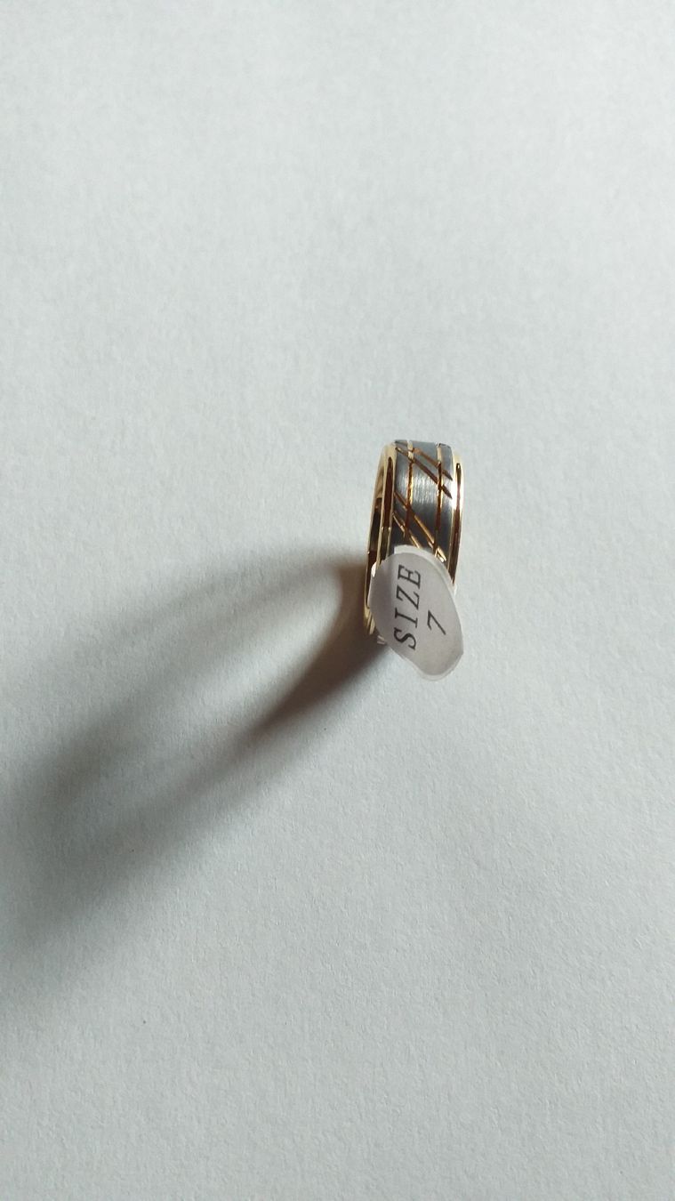 Anelli: Edelstahl Ring – Nuovo e nell'imballaggio originale da Wünnewil venduto da 04Blume