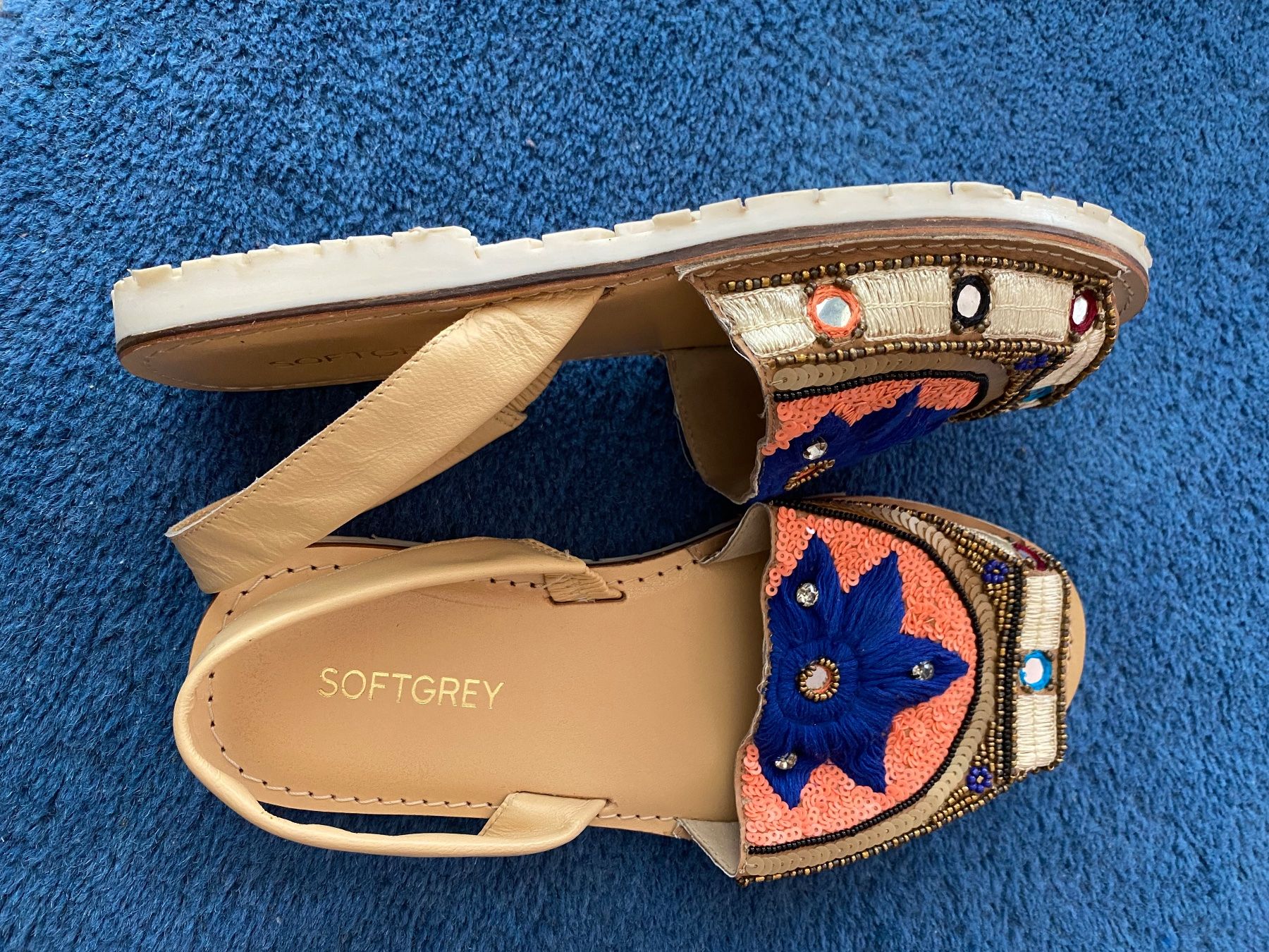 Scarpe da donna: Sandales Boho hippie ethno Goa – Usato da Clarens venduto da OptitesJoliesChoses 5