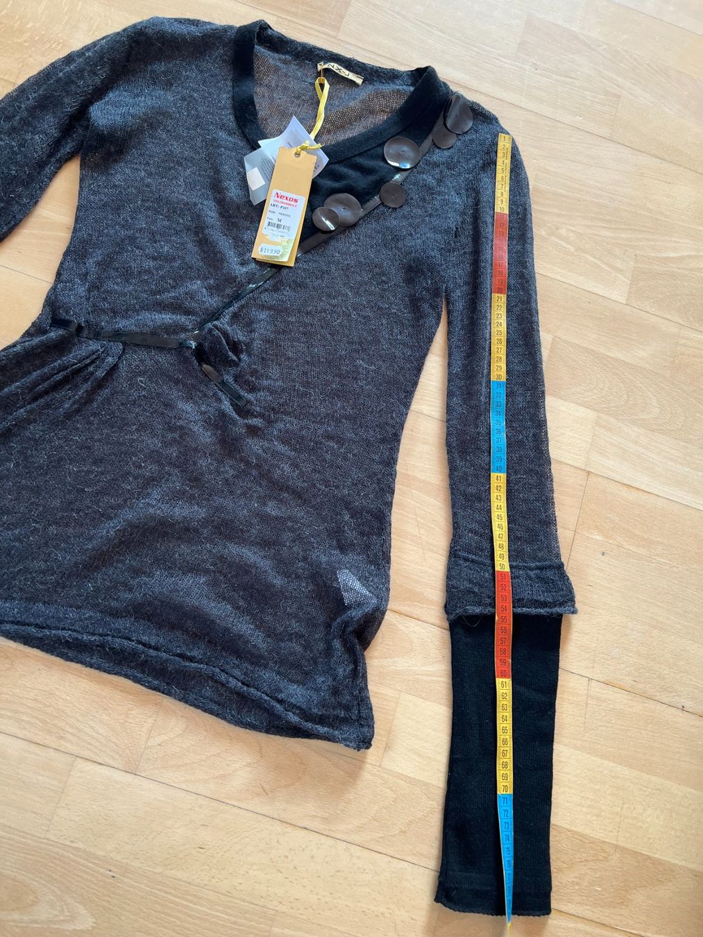 Maglioni & Felpe: NEXOS Damen Pullover, transparent in Gr. M, Schwarz, NEU – Nuovo e nell'imballaggio originale da Worb venduto da farben20zauber 5