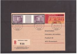 1976 Postkarte Zwischensteg R nach Rickenbach