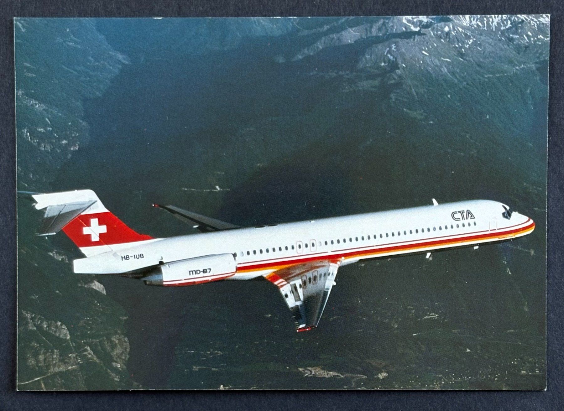 Ansichtskarten: ANSCHTSKARTE FLUGZEUG CTA MC DONNELL DOUGLAS MD-87 – Neu (gemäss Beschreibung) aus Ostermundigen von crazy-horse-1840