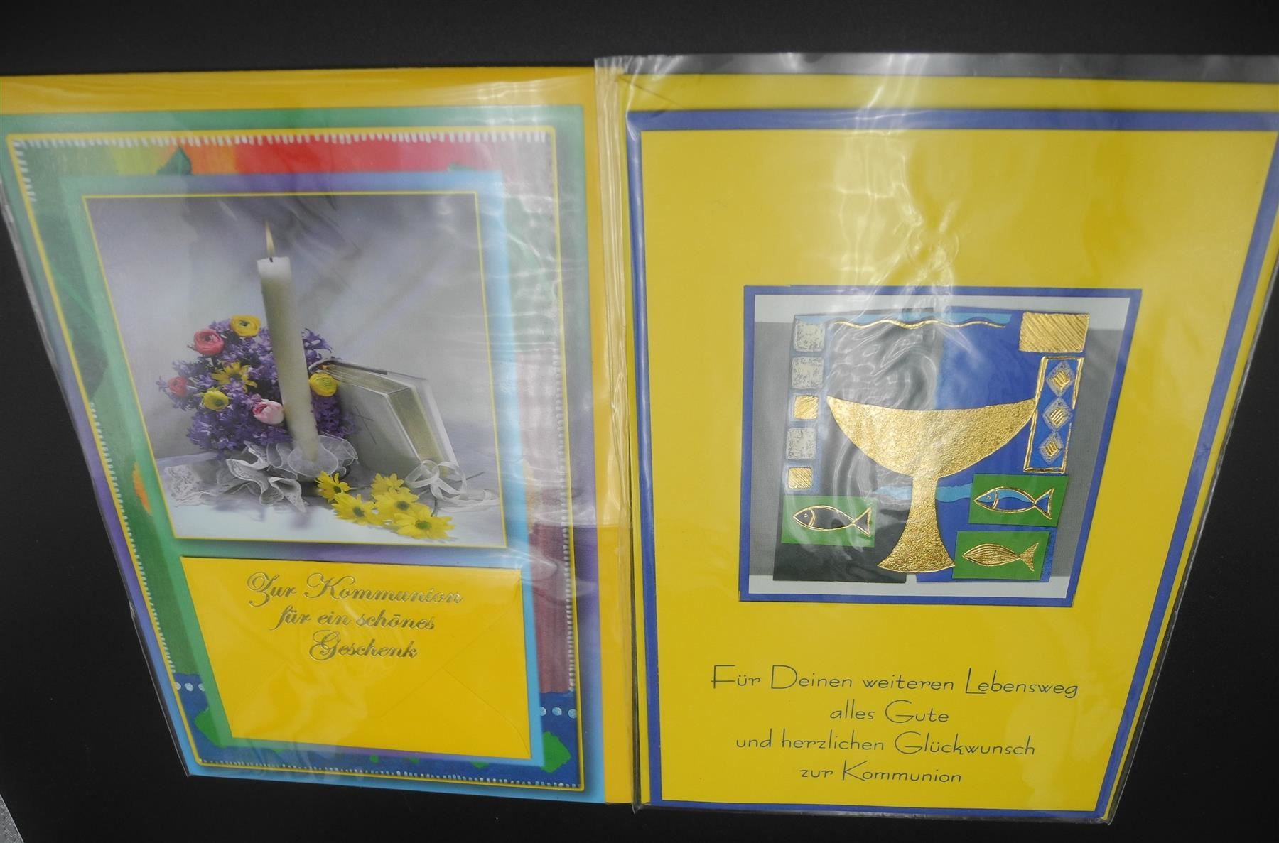 Cartoline: 4 Kommunionkarten, Nr. 307 – Nuovo e nell'imballaggio originale da Kottwil venduto da Crazyrolf 2