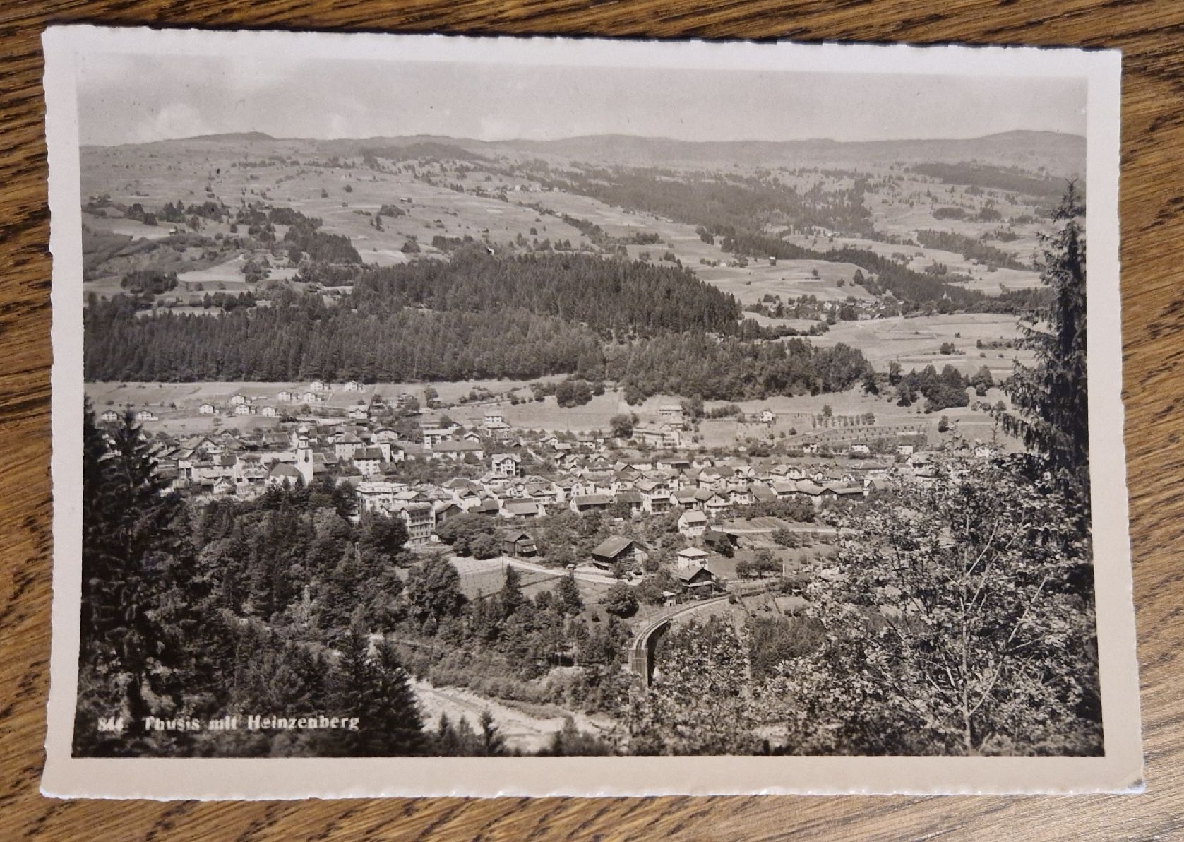 Ansichtskarten: Thusis mit Heizenberg 1949, Feldpost – Gebraucht aus Ebikon von Donar50