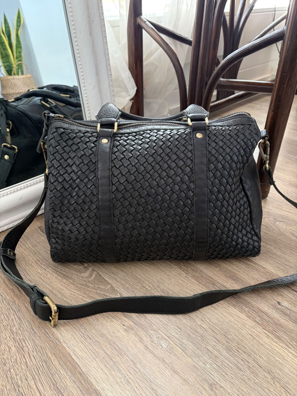 Borse da donna: the moshi - schwarze Tasche echtes Leder – Usato da Frauenfeld venduto da m.pardo